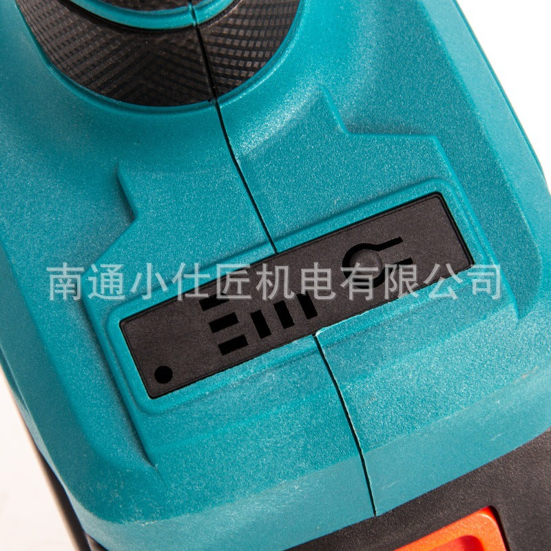 Cross-Border Lithium Battery Tool Brushless Angle Grinder High Power Industrial Grade Plastic Case One Battery One Charger Rechargeable Angle Grinder