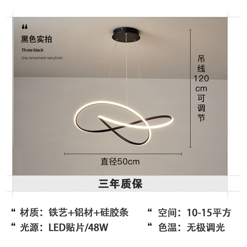Northern Europe led Restaurant Chandelier Modern Minimalist Bar Table Lamp Bedroom Room Lamp Dining Room Unique2025New Lamps