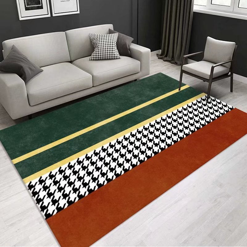 Crystal Velvet Carpet Home Carpet Simple Nordic Classical Office Carpet Full Coverage Bedside Rug Living Room Carpet