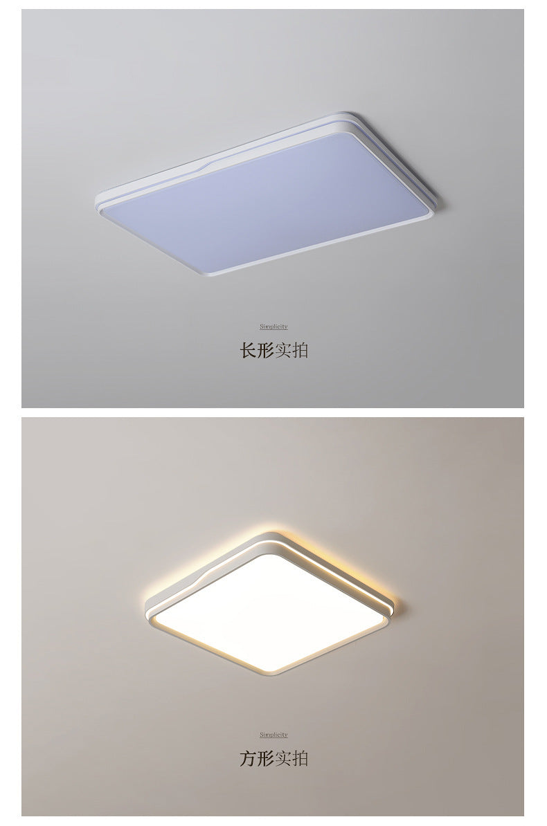 Full Spectrum Eye Protection Living Room Main Light2025New Trendy Cream Style Rectangular Ceiling Light Full House Zhongshan Lighting