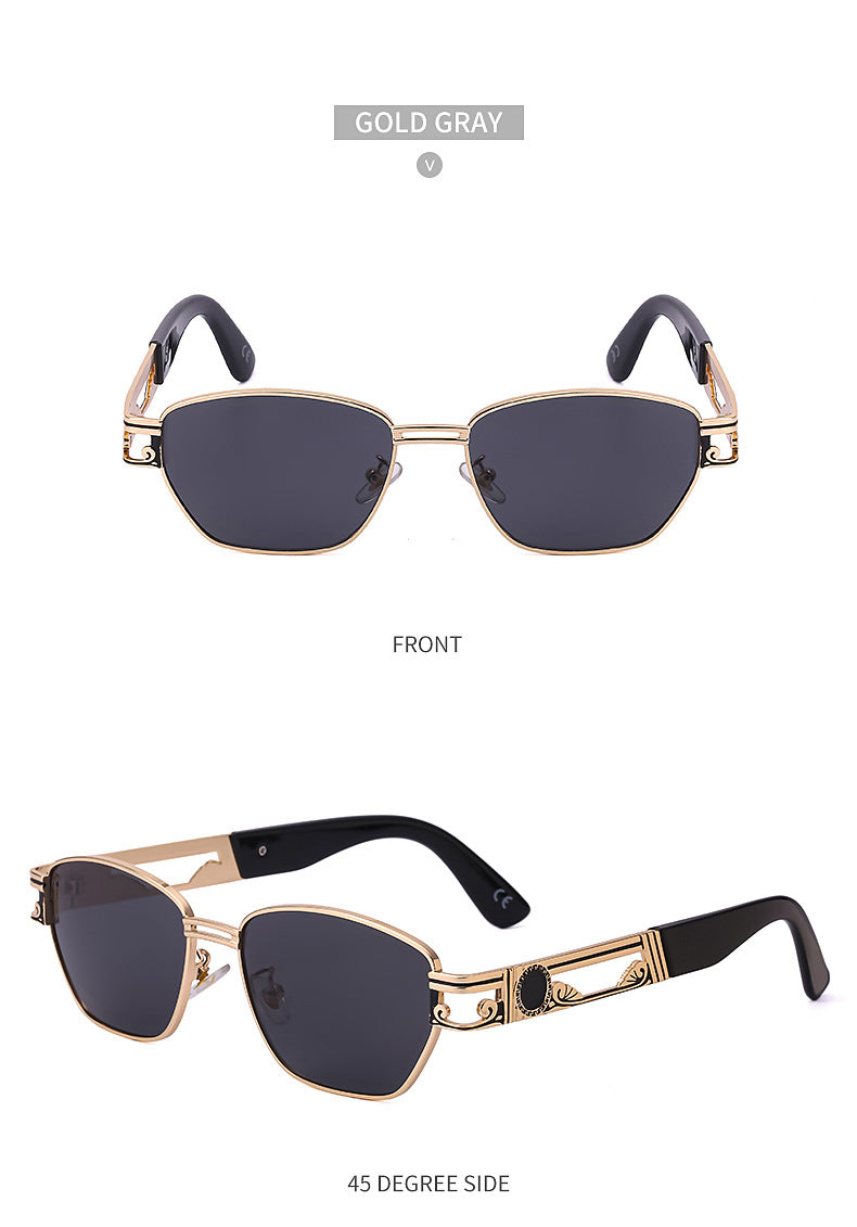 2025Steampunk Sunglasses New Men's Trendy Fashion Retro Small Square Frame Sunglasses Men sunglasses