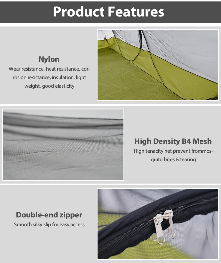 New Foldable No-Installation Mosquito Net Tent Outdoor Camping Travel Park Portable Sunshade Tent