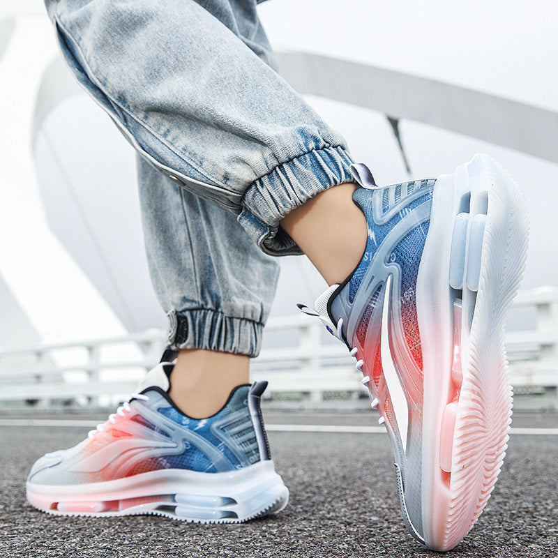 Summer New Youth Fashion Trend Comfortable Breathable Running Shoes Couple Casual Non-Slip Wear-Resistant Sports Shoes