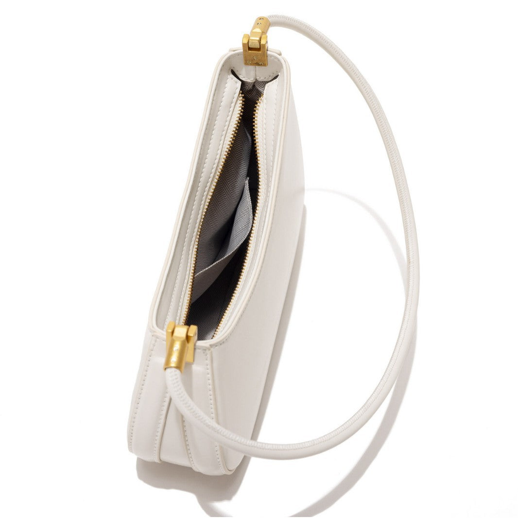 European and American Niche French Retro Underarm Fashion Women's Bag Light Luxury Simple Large Capacity Handbag Women's Single Shoulder Baguette Bag