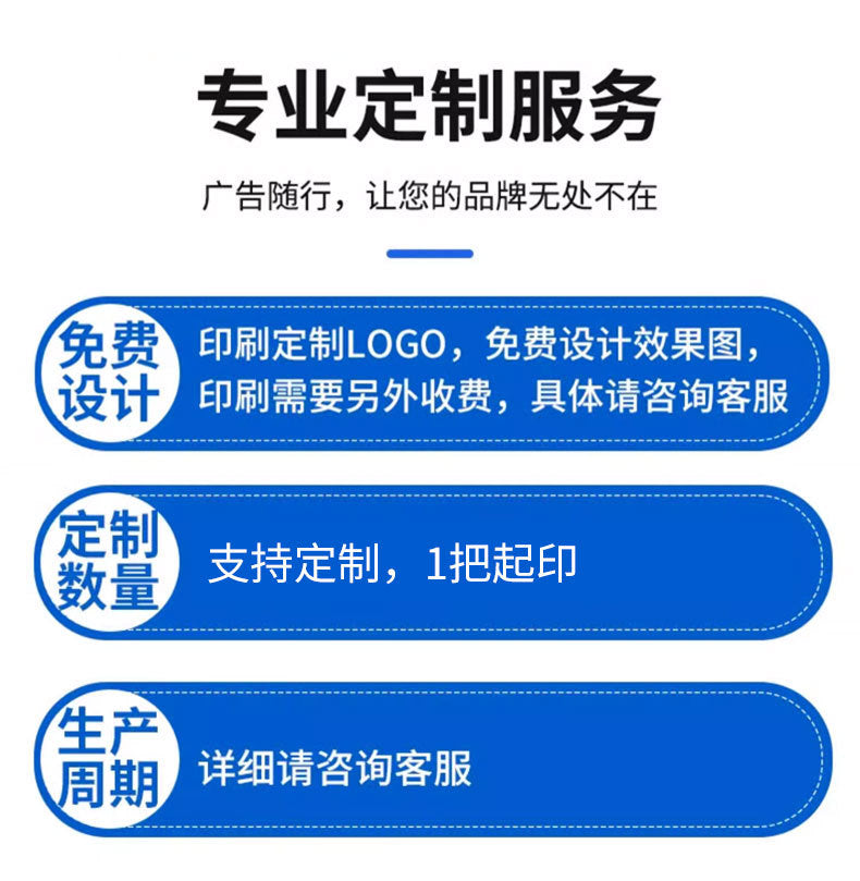 Custom Advertising logo Large Sun Umbrella Stall Sunshade Umbrella Courtyard Sun Protection Rain Umbrella Outdoor Stall Commercial Large Umbrella