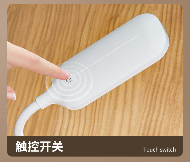 Desk Lamp for Study, Wireless Charging, Eye Protection Bedside Lamp, Reading Desk Lamp, Children's Homework Lamp, Charging Pen Holder Lamp