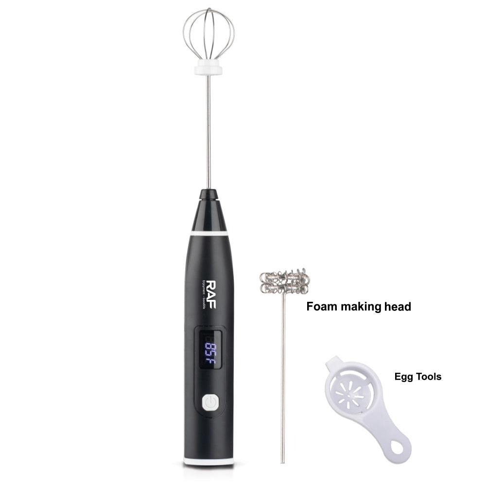 RAF EU Standard Electric Egg Beater Household Handheld Egg Beater Cream Whisk Portable Compact