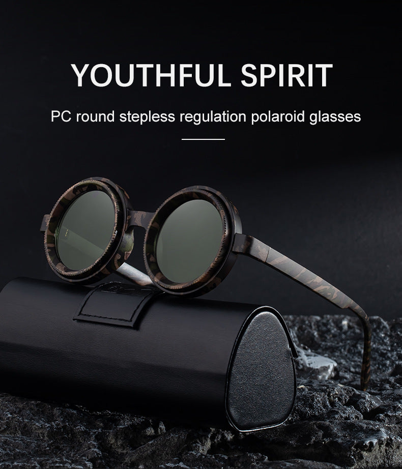 2025New nd Adjustable Sunglasses for Men, Zoom Rotating Glasses, Sun Protection Polarized Glasses, High-End Feel Sunglasses for Women