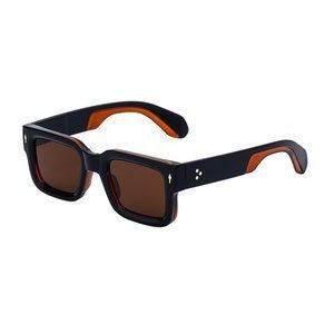2025New Retro Square Frame Sunglasses for Men High-End European and American Retro Sunglasses Men's Trend sunglasses