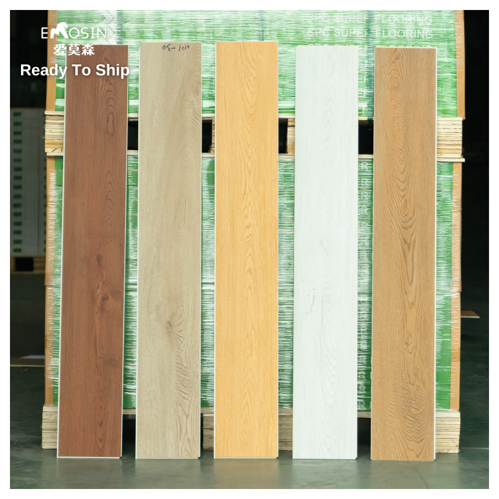 Waterproof Pvc Plastic Home Decor Click Oak 8mm Parquet Fishbone Spc Flooring