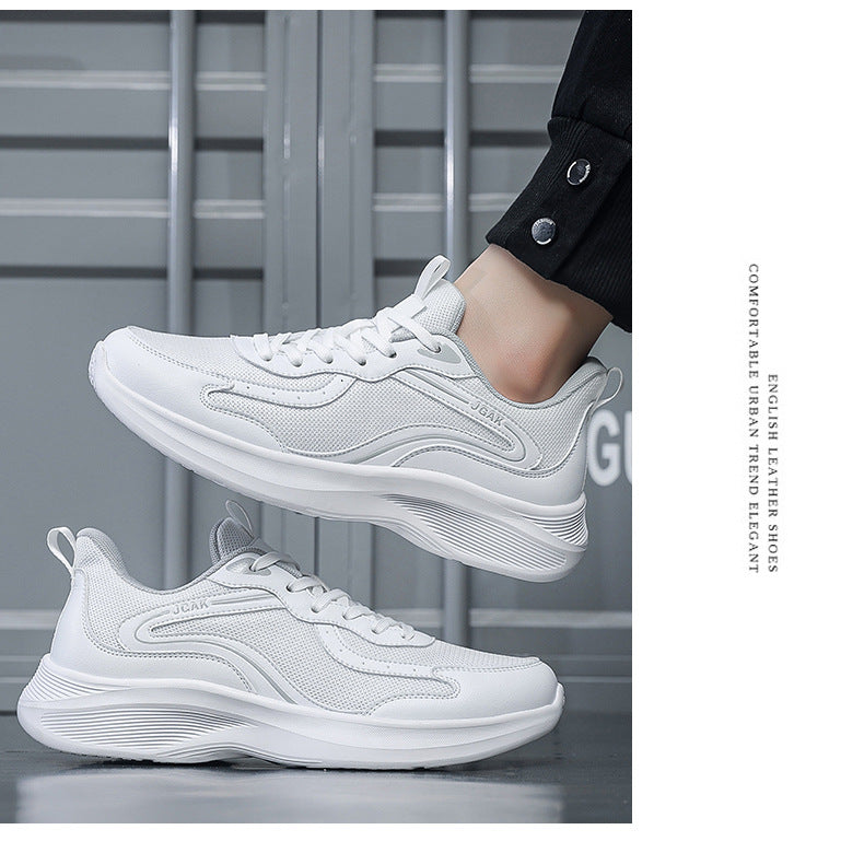 Autumn Oversized Casual Fashion Sports Shoes for Men Breathable Mesh Lightweight Running Shoes Commuting Travel Shoes