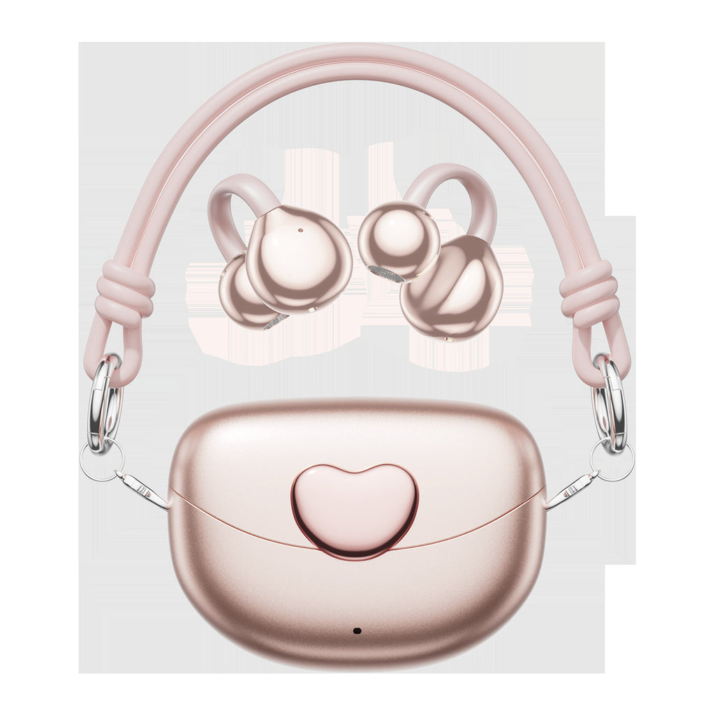 New E-commerce Model M106Simple Heart Long Battery Life High Appearance Mini Bag Style Wireless Bluetooth Earphones