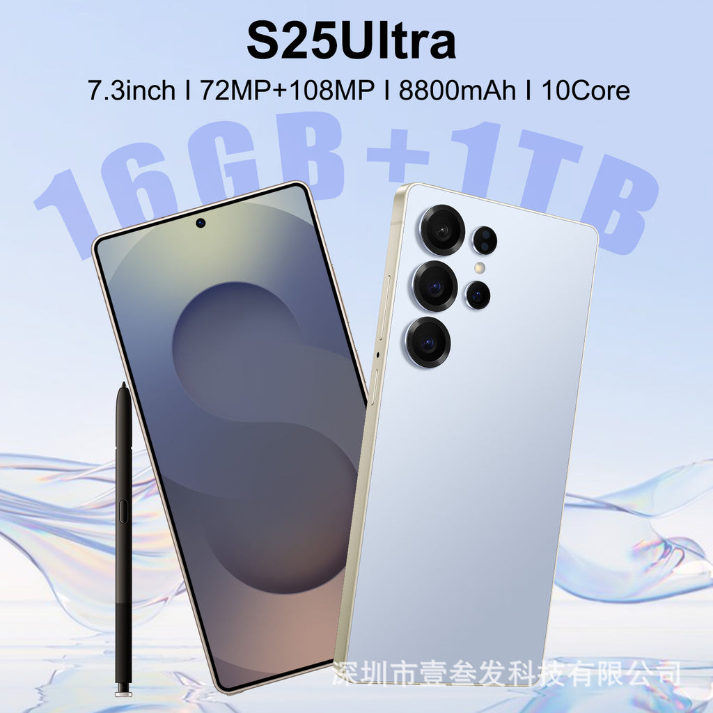 New S25 Ultra Smartphone 16+1T High-end7.3Inch Large Screen Factory5G Mobile Phone