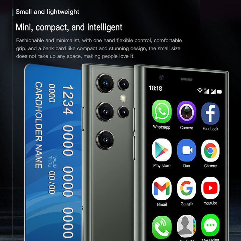 New Product S23Pro Mobile Phone3Inch2+16GB Android8.1Smart Mini Mobile Phone Ultra Small Pocket Backup Phone