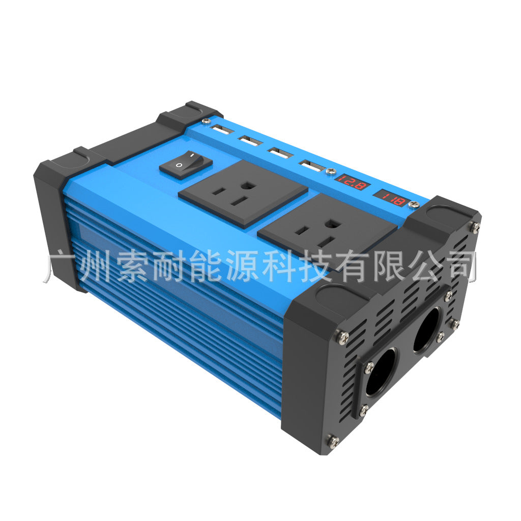 E-commerce12V Turn110V 220V Vehicle Inverter 4USB Dual Voltage Display car inverter