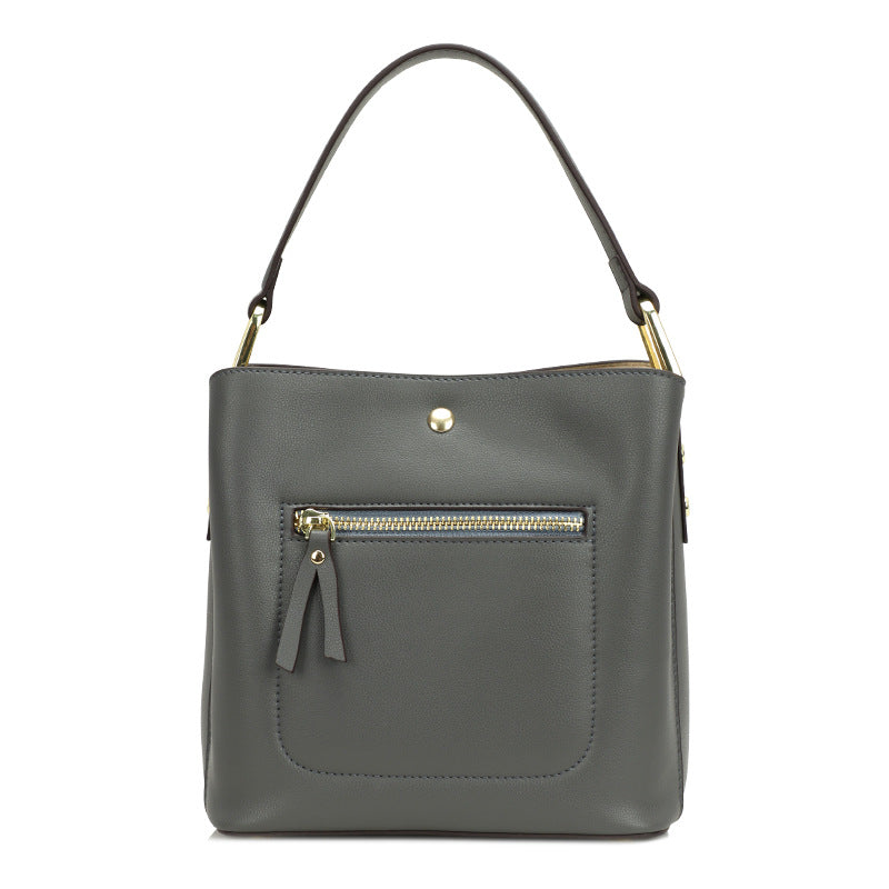 Factory Direct Sale In Stock Spring Autumn Bucket Bag Trendy Fashion Personality Simple Versatile Shoulder Bag Handheld Crossbody Women's Bag