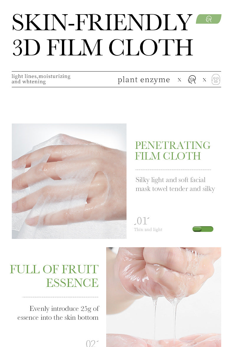 Plant Enzyme Mask25gBIOAOUA Hydrating and Moisturizing Tablets for Cross-Border Wholesale