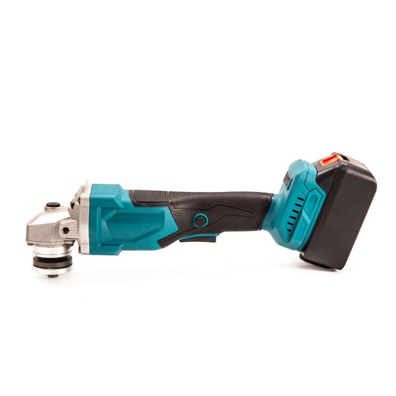 Cross-Border Dropshipping Two Batteries and One Charger Lithium Battery Angle Grinder Rechargeable Cordless Polisher Household Grinding Angle Grinder Brushless