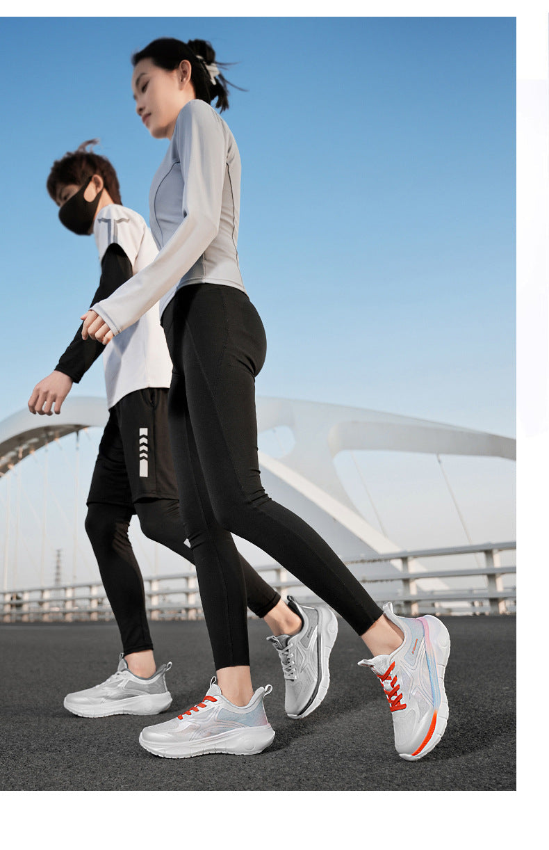 Spring New Fashion Versatile Lightweight Sports Shoes In Stock Hot Sale Casual Couple Shock Absorption High Elastic Running Shoes