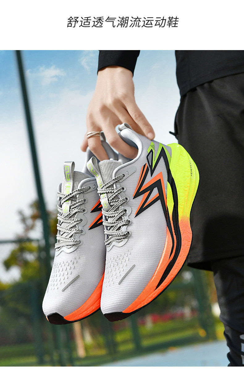 New Feiran Ultra-light Comfortable Breathable Unisex Casual Running Shoes with Real Carbon Plate Cushioning and Anti-slip Couples Sports Shoes