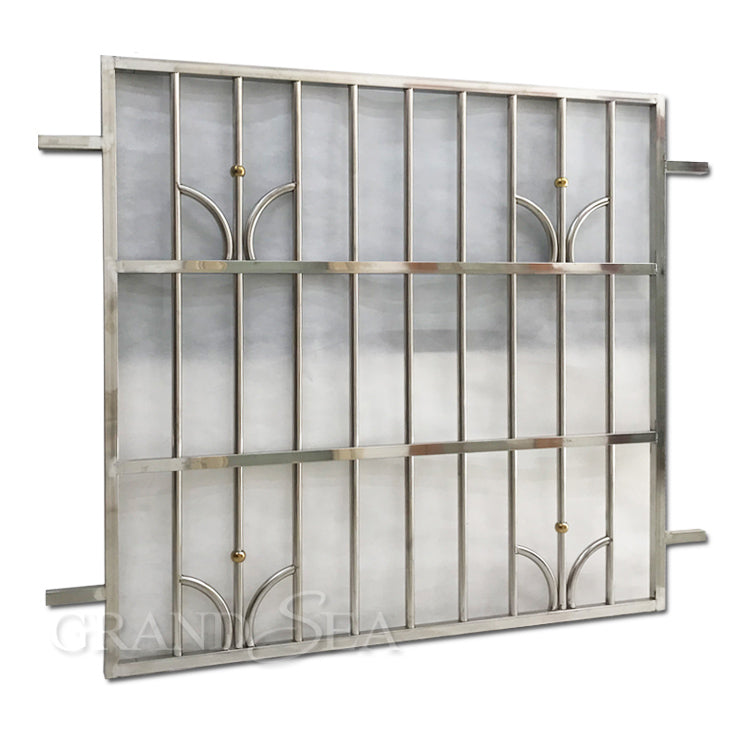 Factory Price Steel Burglar Bars Aluminium windows Security Iron Window Grill Net Design