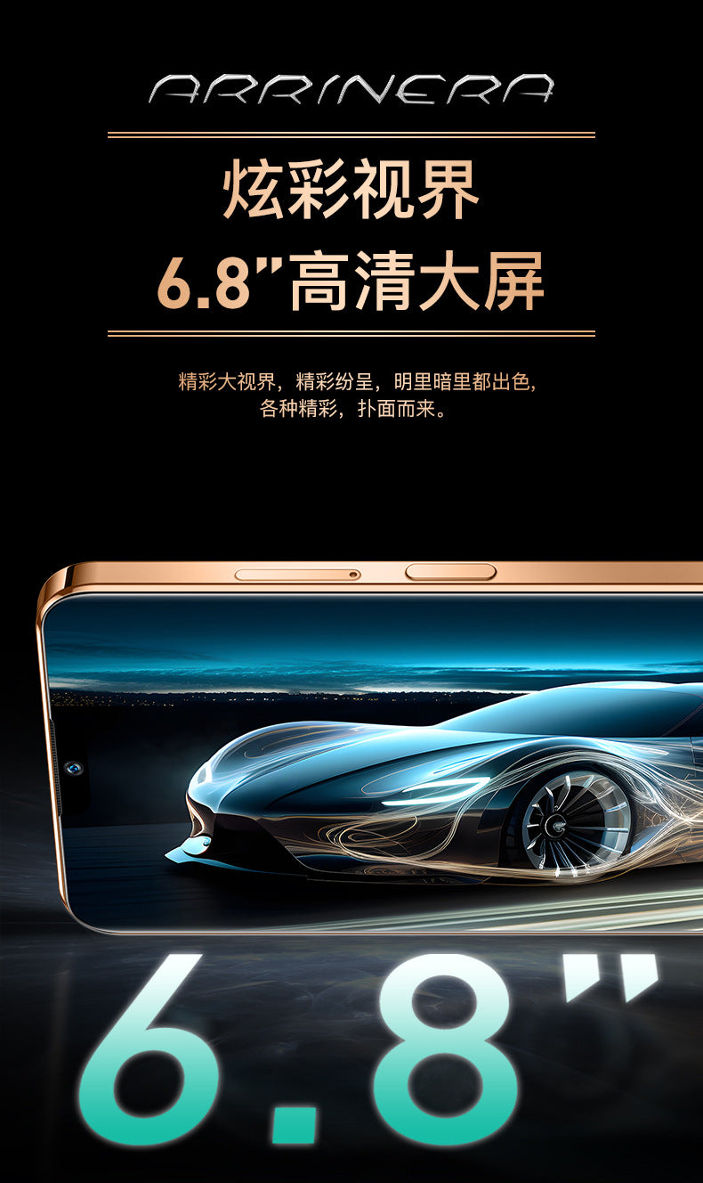 2025Popular U25Android Smartphone512G All-Network Compatible Light Luxury5G Smartphone Source Factory Shenzhen