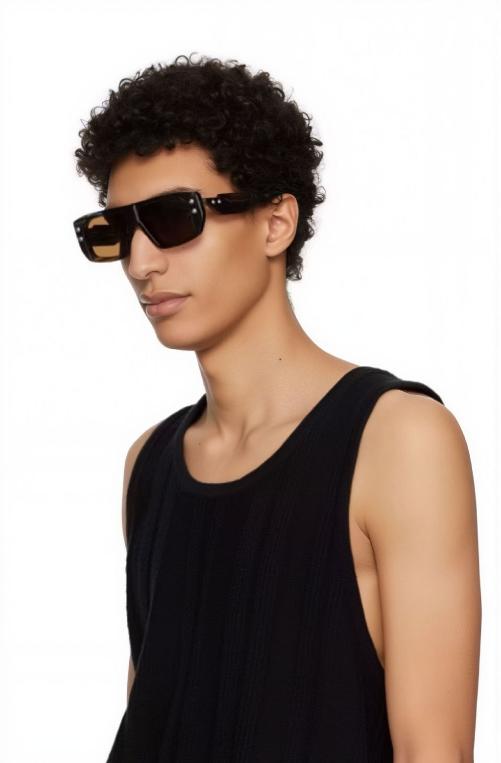 2025New Fashion Square Frame Sunglasses for Men, High-End Personality Outdoor Trend Driving Sun Protection Sunglasses for Men