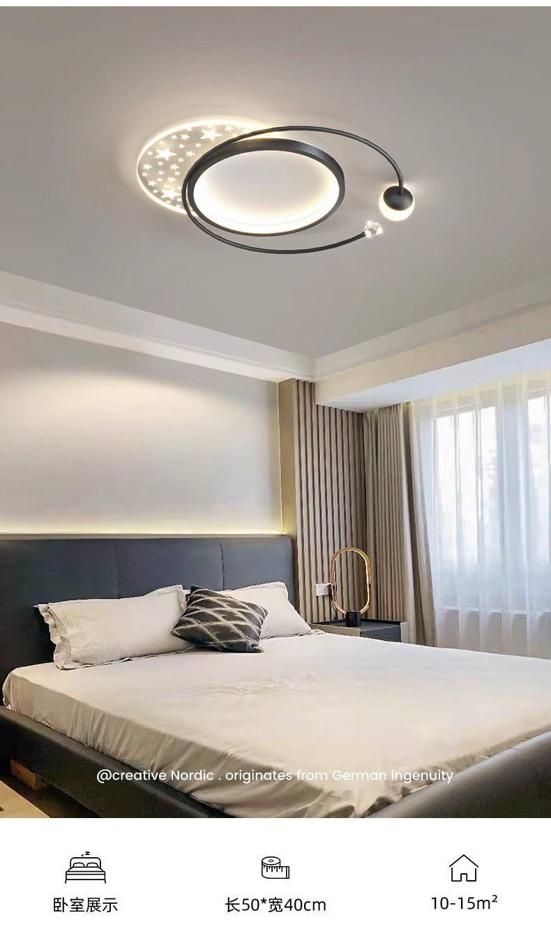 Zhongshan Lamp New Model Living Room Lamp Modern Simple Elegant Full Spectrum High-end Main Lamp Whole House Package Combination Lighting Fixture