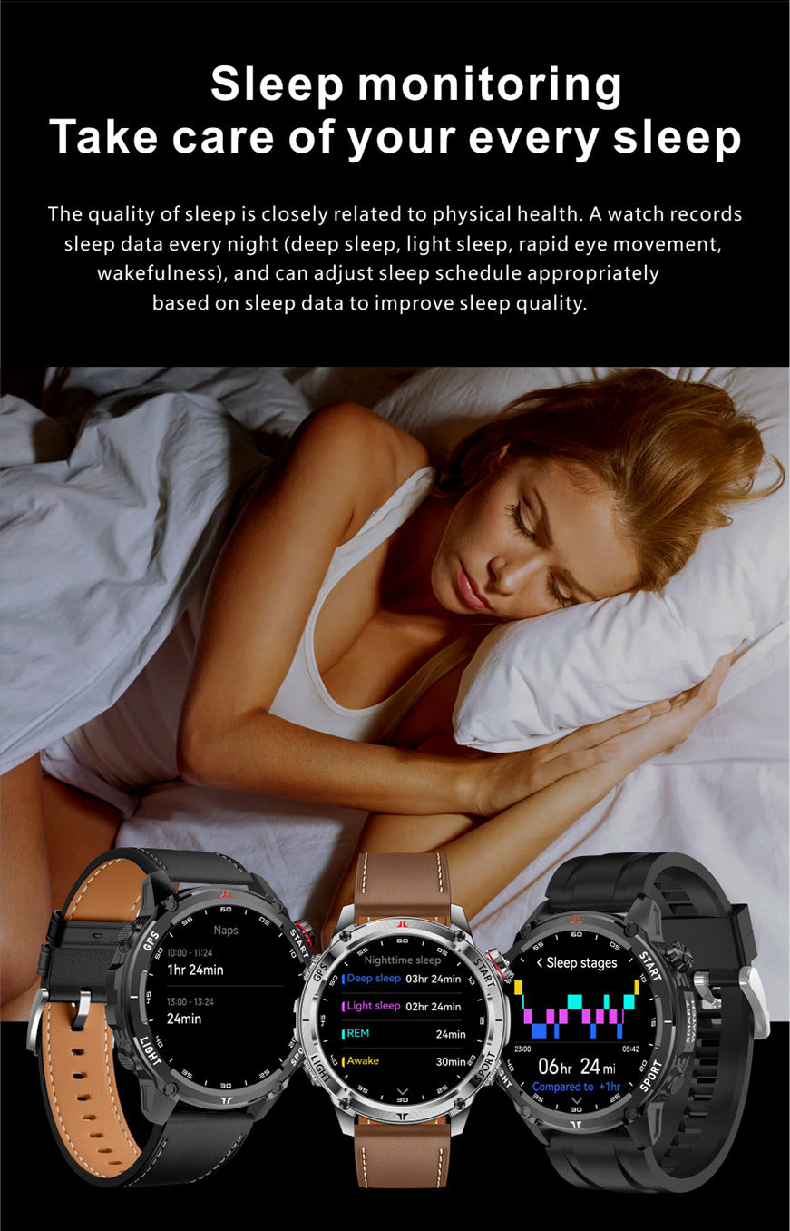 W10 Pro Smart Watch Bluetooth Call True Heart Rate Step Sleep IP68Deep Waterproof GPS Positioning and Three-Proof