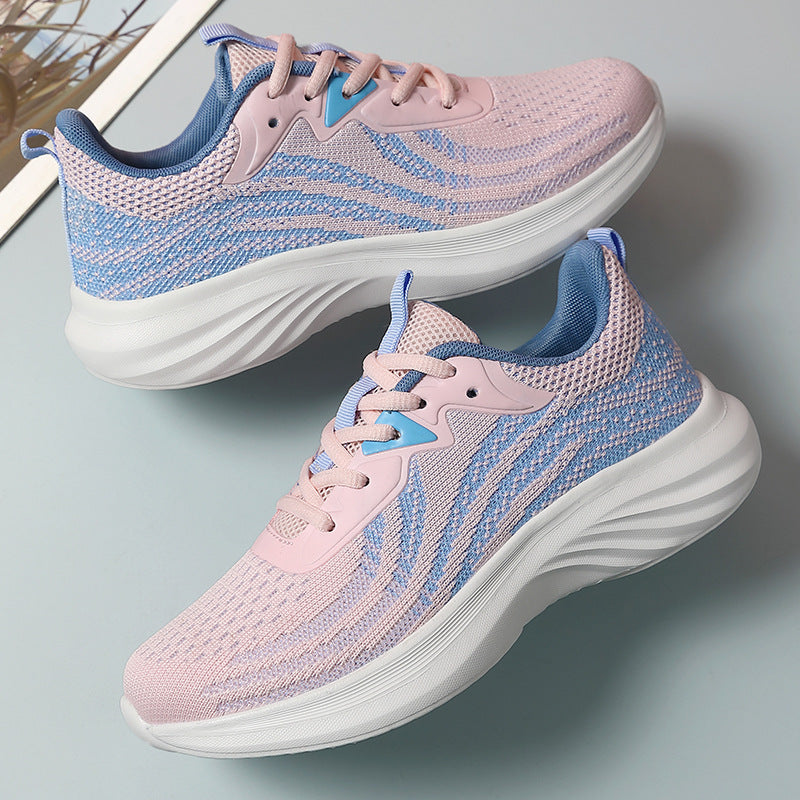 Plus Size Women's Shoes Mesh Breathable Sports Shoes Casual Shoes Lightweight Student Running Shoes Soft Sole Travel Shoes