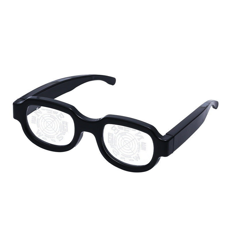 New LED Glowing Red Eye Glasses Same Style Glowing Glasses Personality Funny Party Performance Flashing Props