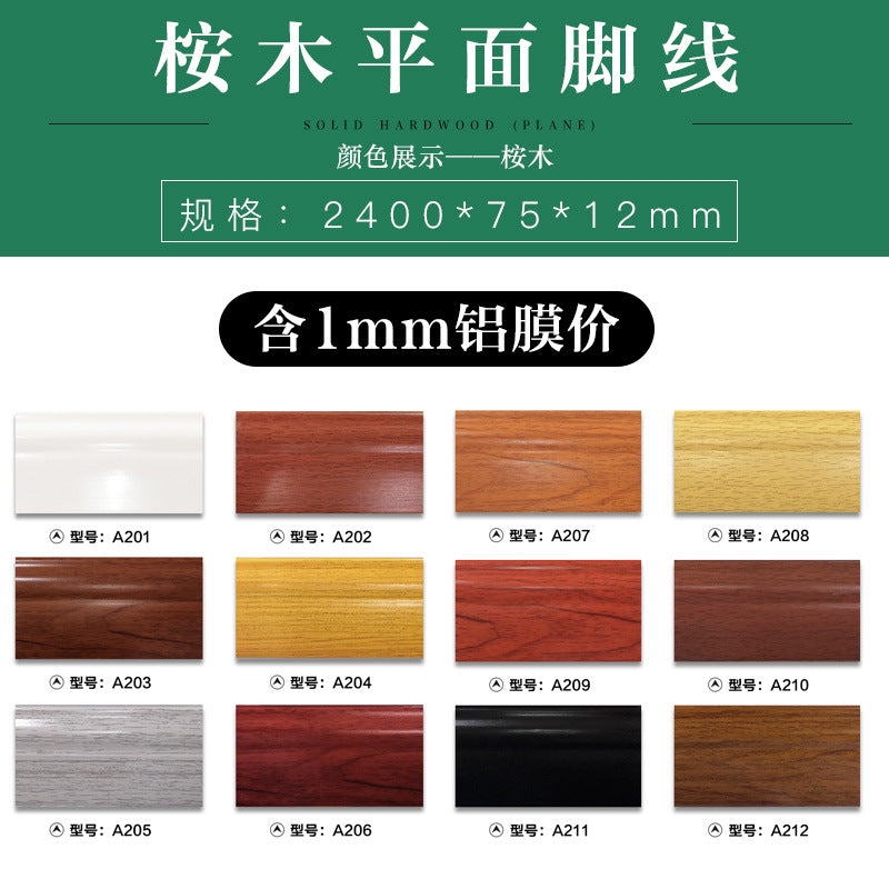 In stock wholesale Skirting Board Morse Corner Strip Small Right Angle Moisture-Proof Film
