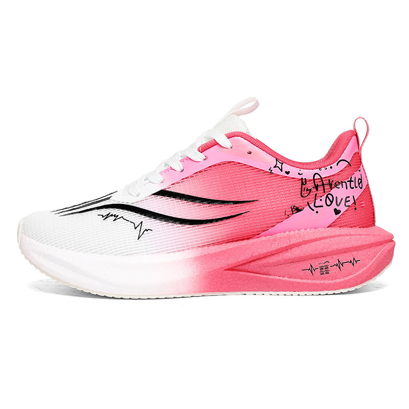 Autumn Winter New Style Feidian Carbon Plate Cushioning Rebound Sports Shoes Casual Fashion Men's Shoes Couple Breathable Comfortable Running Shoes