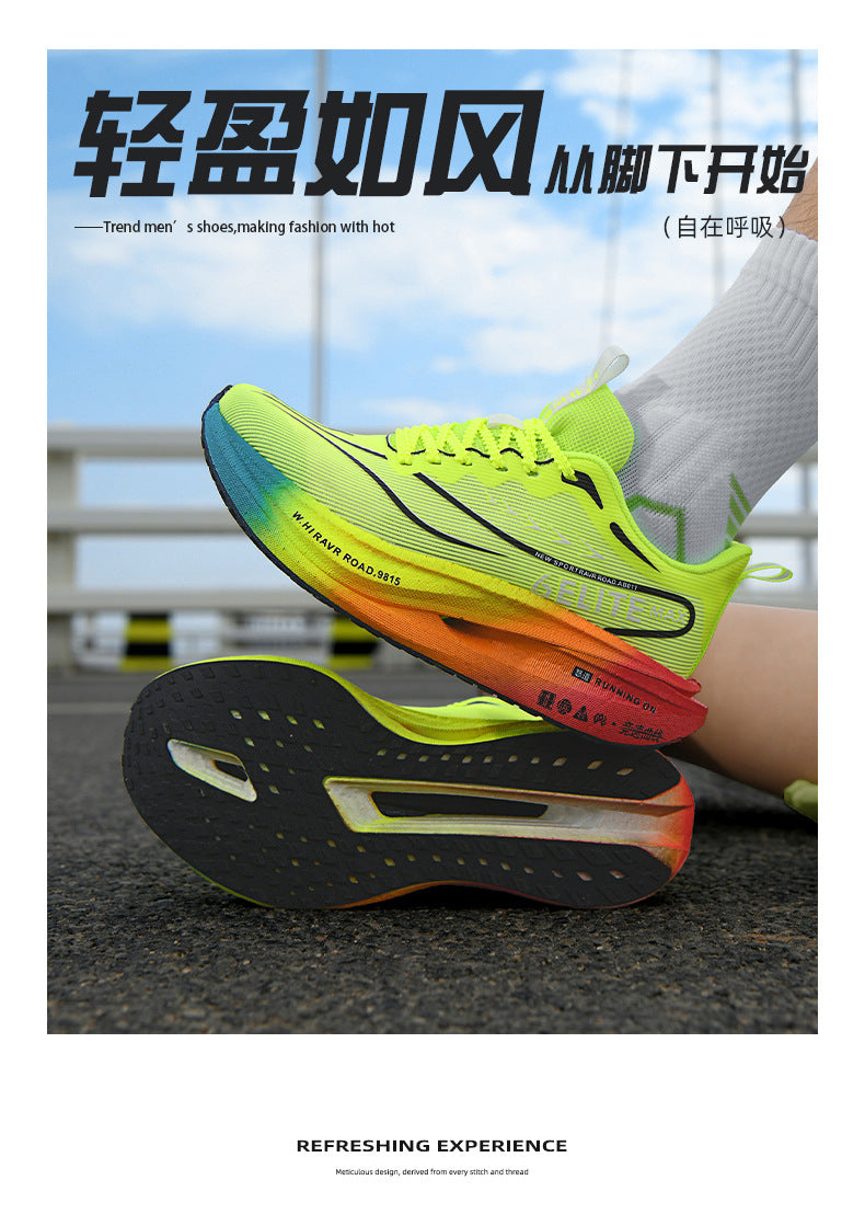 Feiteng6pro Popcorn Carbon Plate Youth Racing Running Shoes2025New casual comfortable breathable sneakers