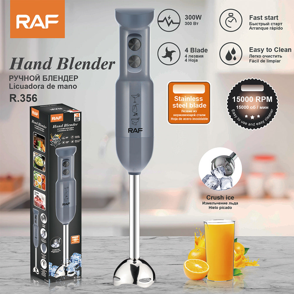 RAF EU Standard Handheld Blender Electric Stirring Stick Cooking Stick Cooking Stick Household Multifunctional Baby Food Maker R 356