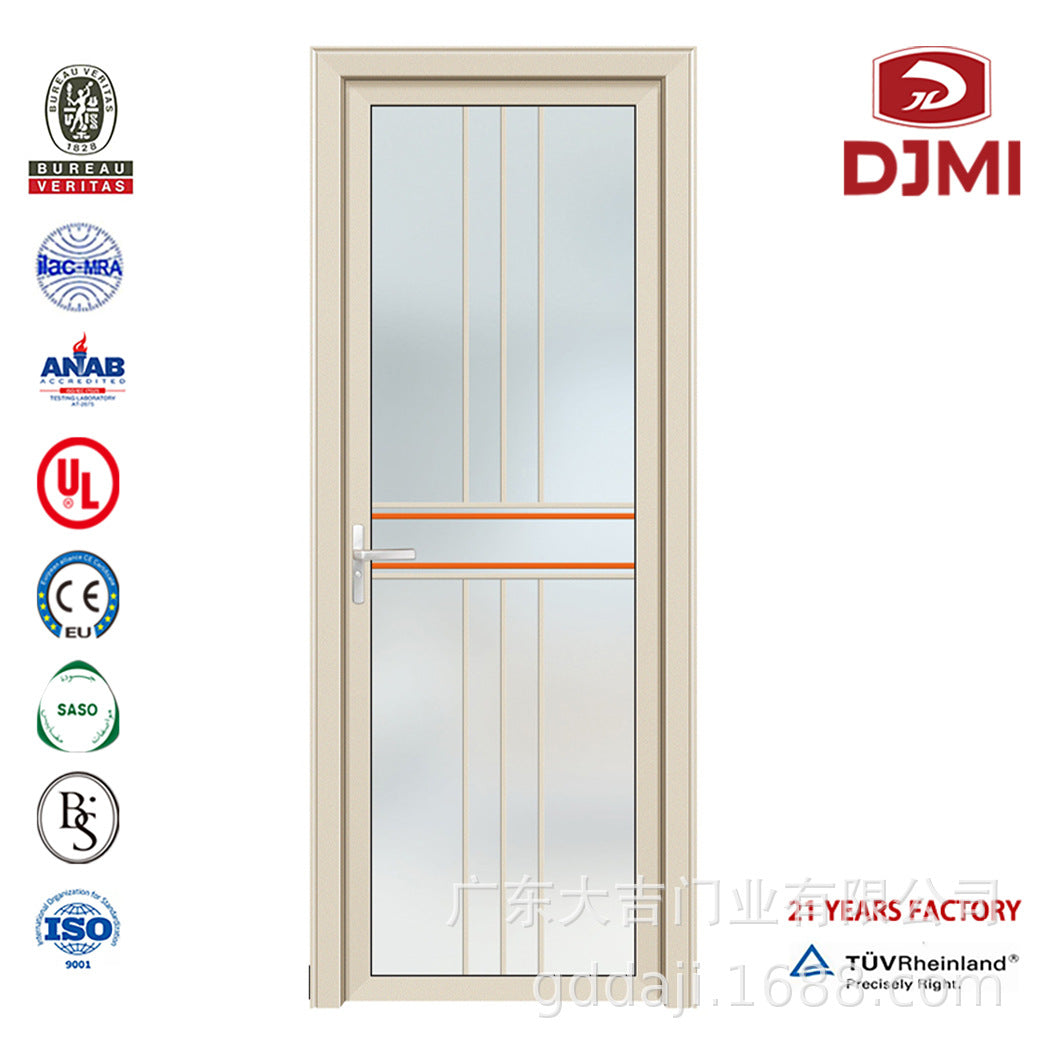 Nordic Ultra-Narrow Frame Bathroom Chinese Classical Washroom Door Aluminum Alloy Swing Door Toilet Bathroom Door