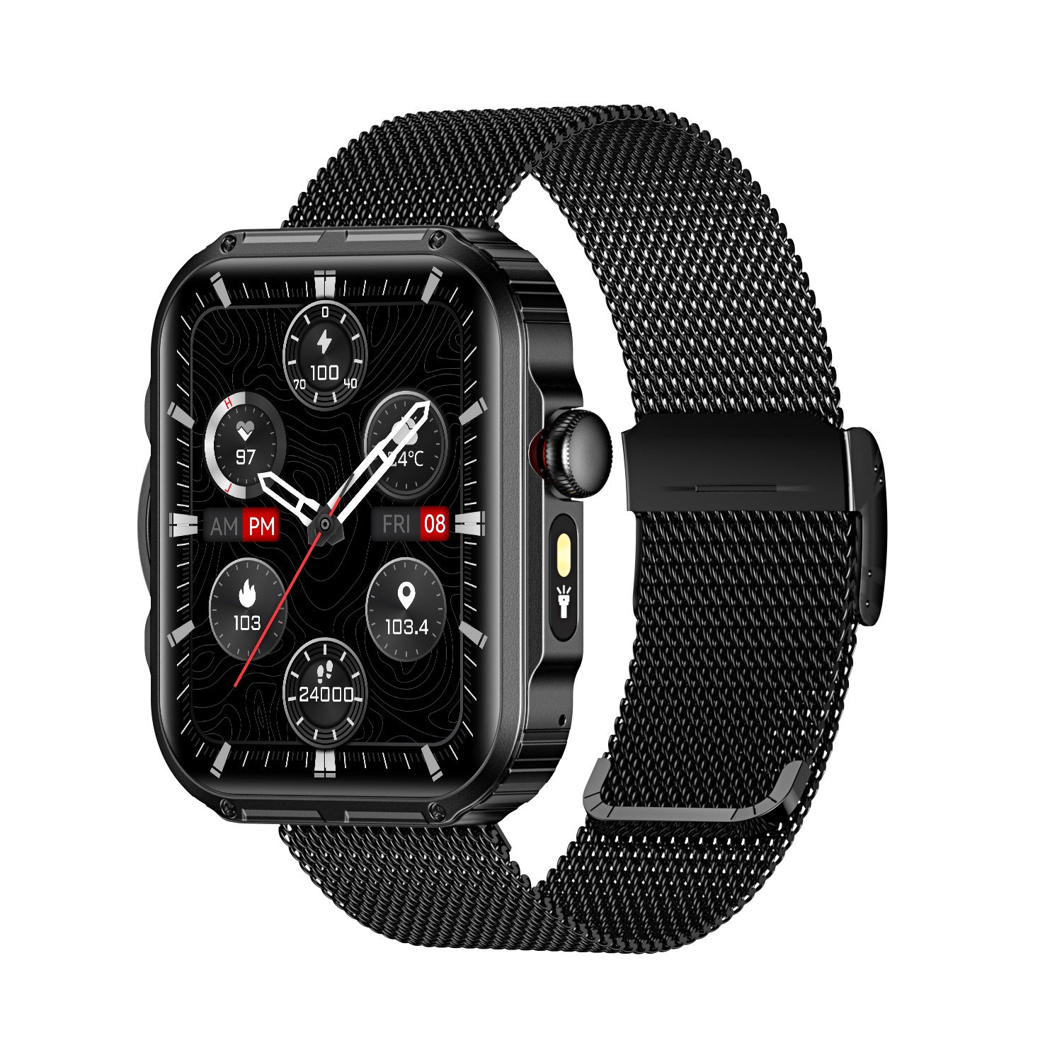 HDT11Ultra Smart Watch Bluetooth Call Music Healthy Sleep Flashlight Smart Bracelet