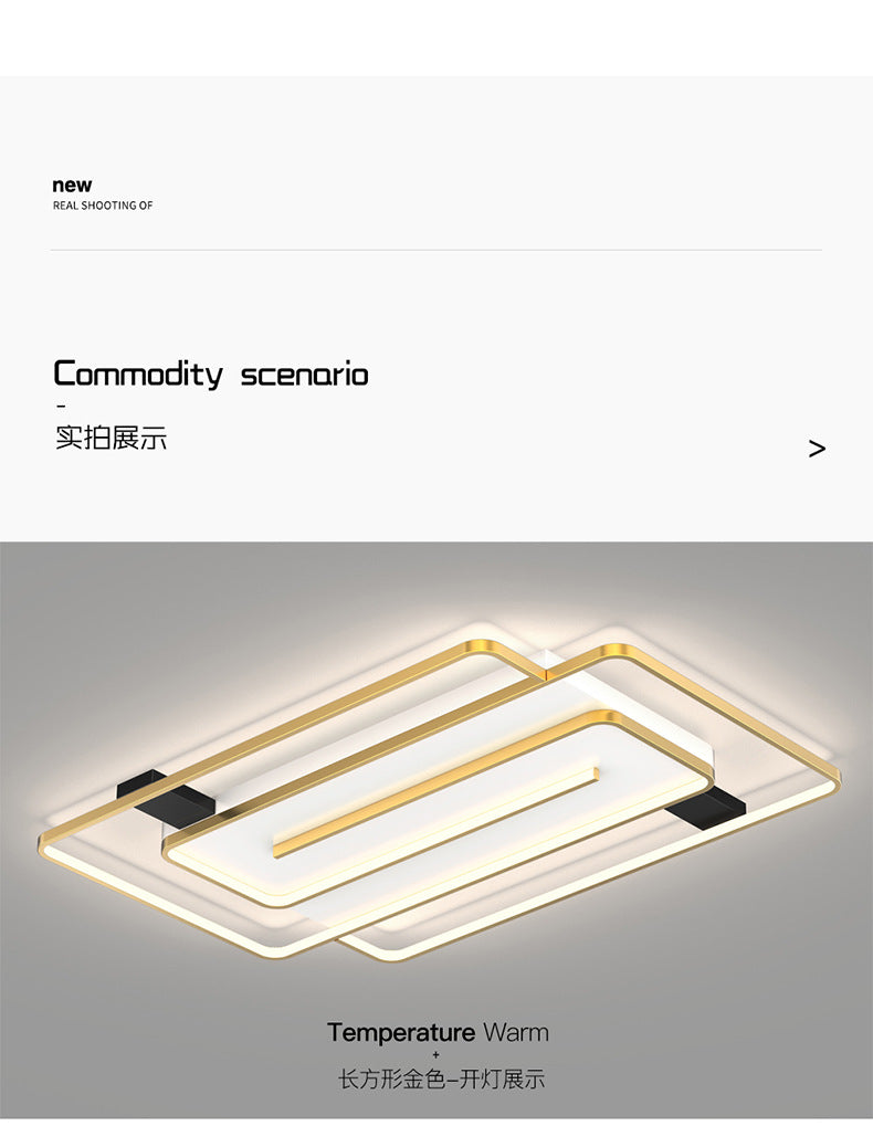 Light luxury living room lamp, simple modern style LED Ceiling Lamp2025New Year's New Personalized Restaurant Bedroom Creative Lamp