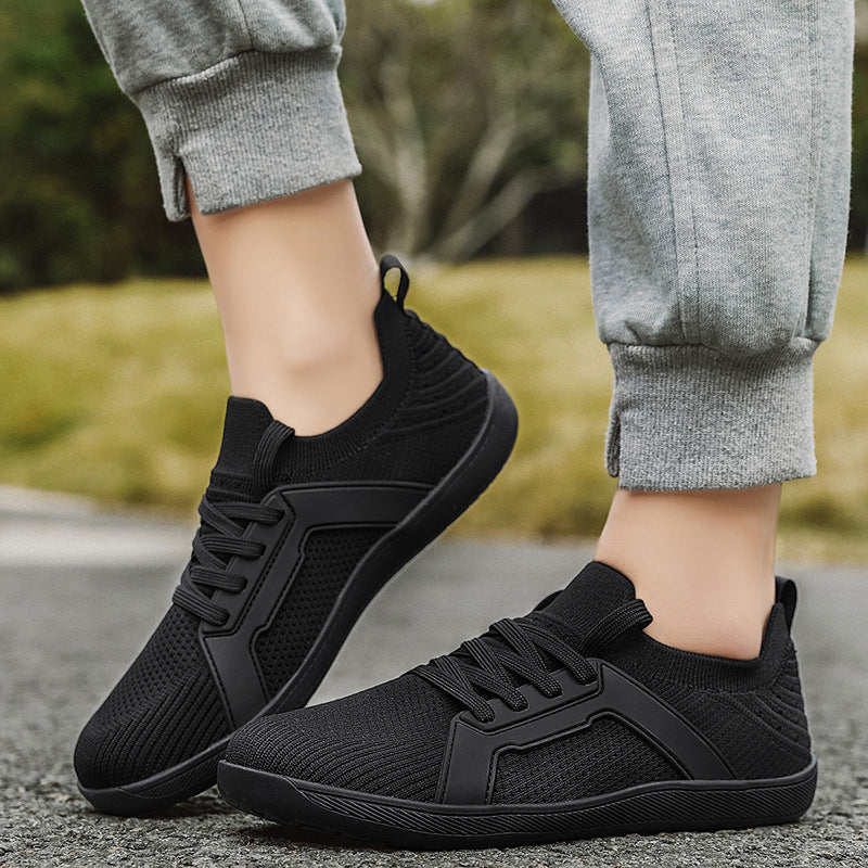 Wide Toe Large Size Lightweight Casual Shoes Hiking Fitness Cycling Running Shoes Soft Sole Breathable Sports Shoes