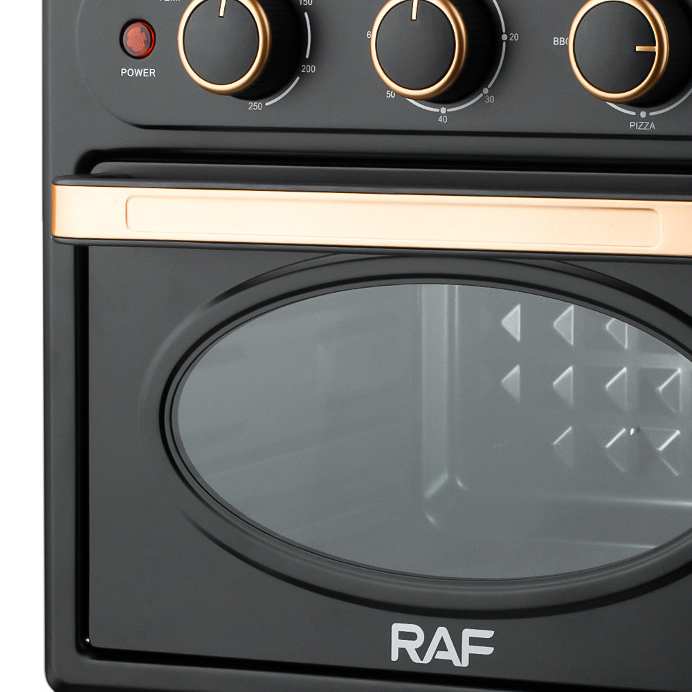 RAF Electric Oven EU Standard18L Multifunctional Household Air Fryer Fully Automatic Intelligent Oven Fryer Visual Baking