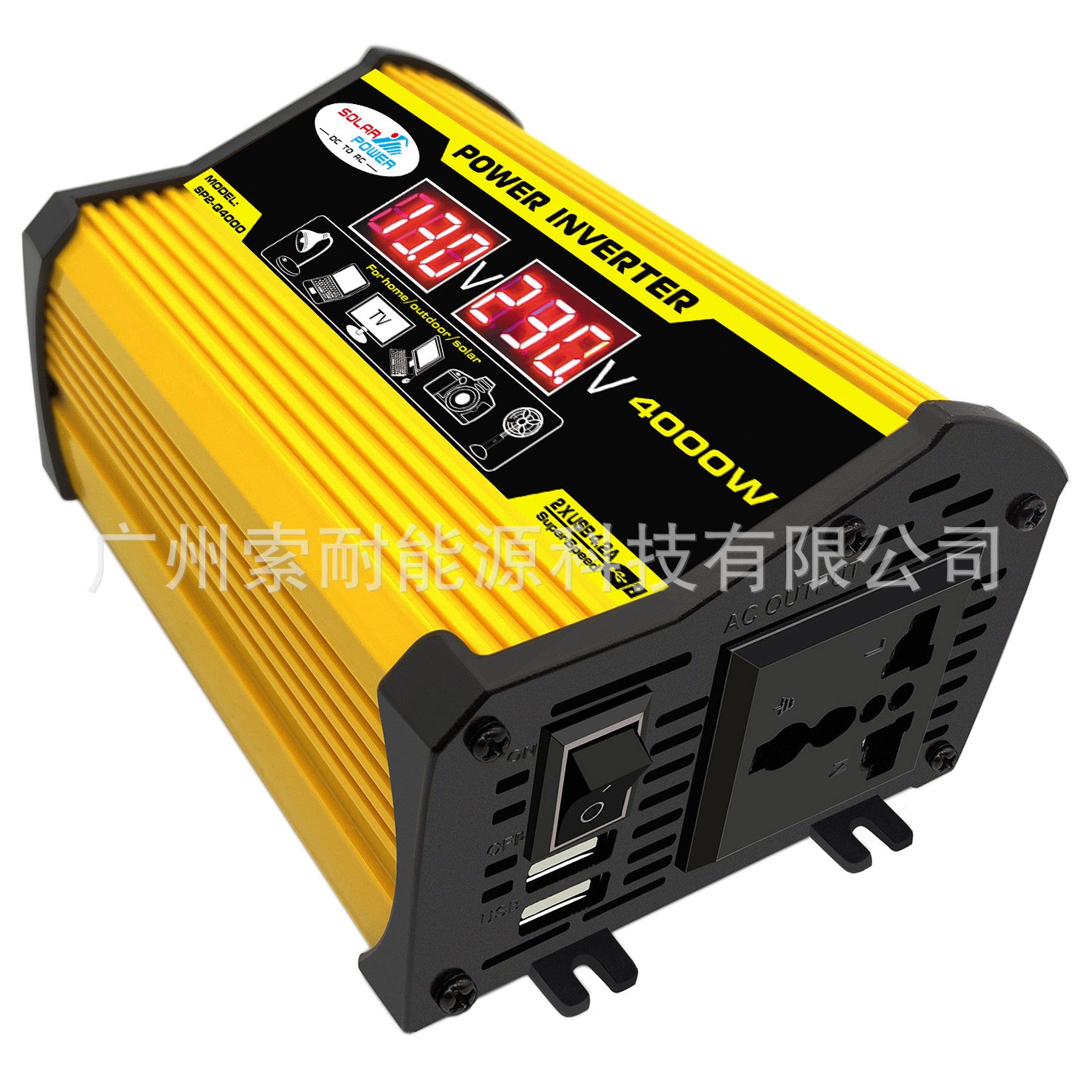 Car Converter Car Small Appliance Inverter300W Dc12V Transfer Communication110V/220V Double USB Mouth