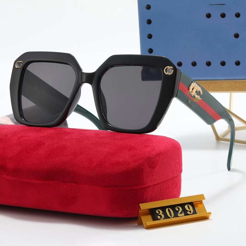 Ancient Style European and American Design ins Trendy Square Frame Sunglasses for Women, Celebrity Style, Fashionable Acetate Sunglasses for Men3029