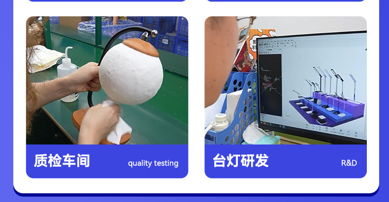 【Factory Direct Supply】 desk lamp with wireless charging for phones, multifunctional creative folding eye protection reading lamp