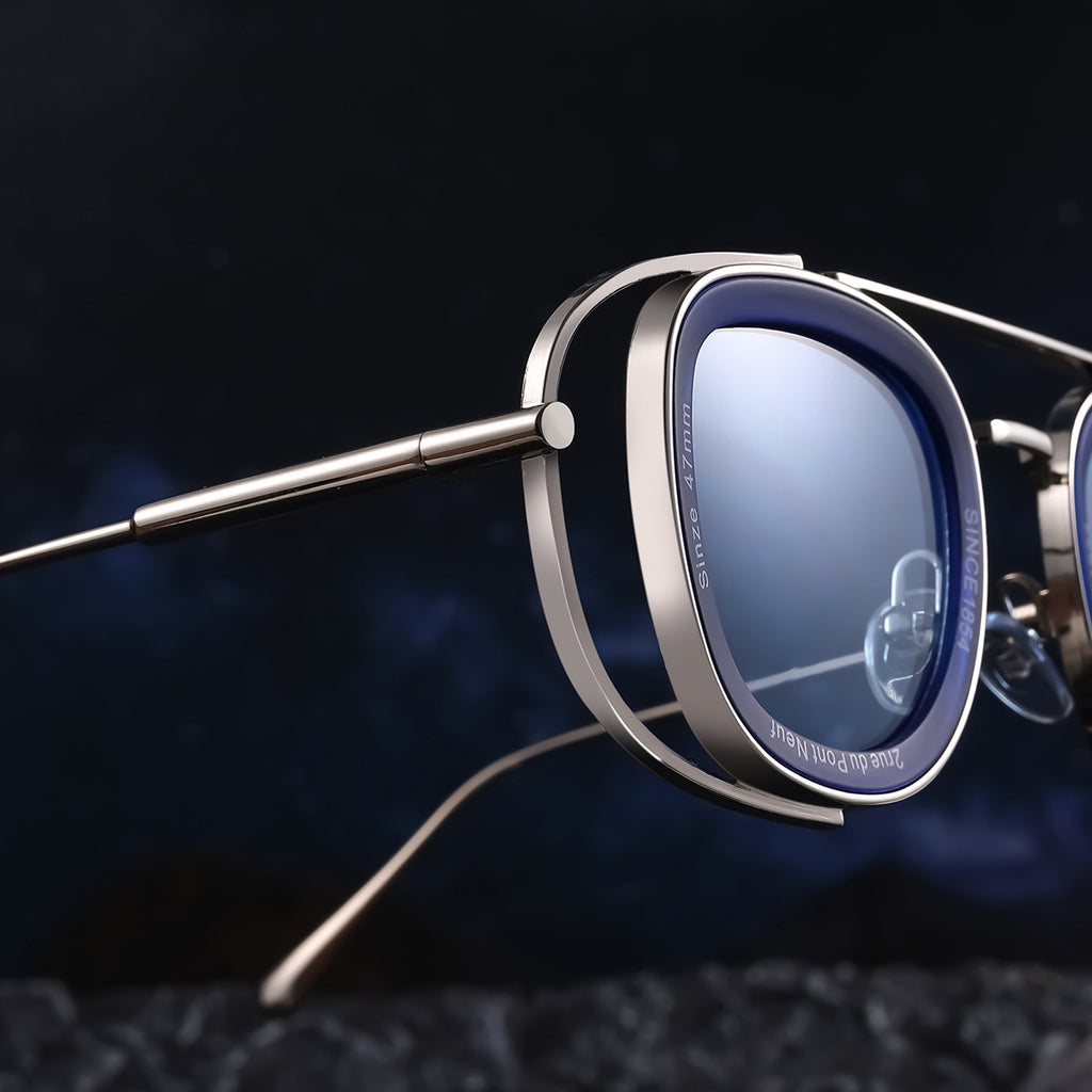 2025New Men's Sunglasses High-End Oval European and American Retro High-Grade Sunglasses for Men Driving