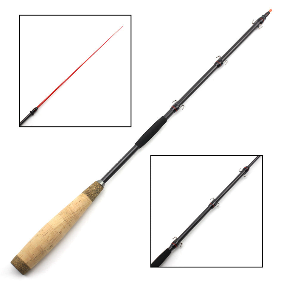 European and American Ice Fishing Rod Carbon Winter Fishing Rod Shrimp Rod Raft Rod Ultra-light Portable Winter Fishing Rod Fish Rod