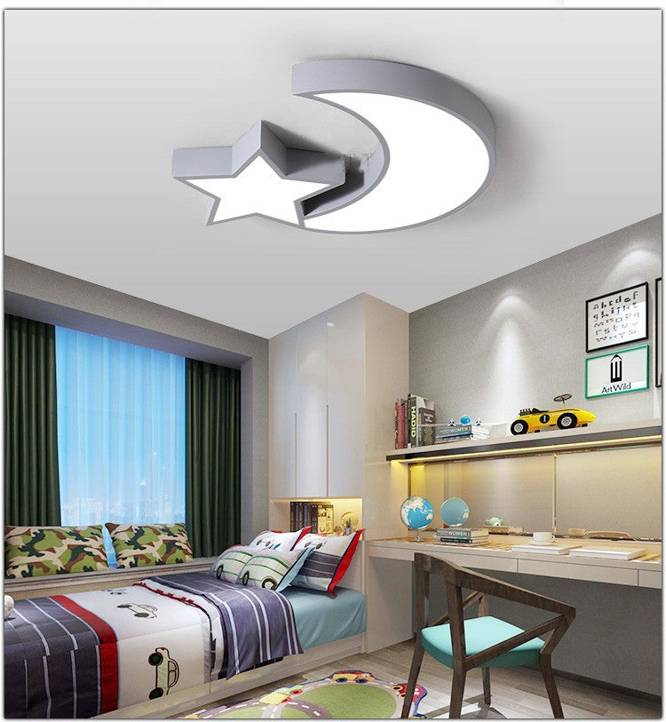 Macaron Children's Room Lighting Creative Boys and Girls Colorful Star Cloud Ceiling Light Kindergarten Bedroom Lamp
