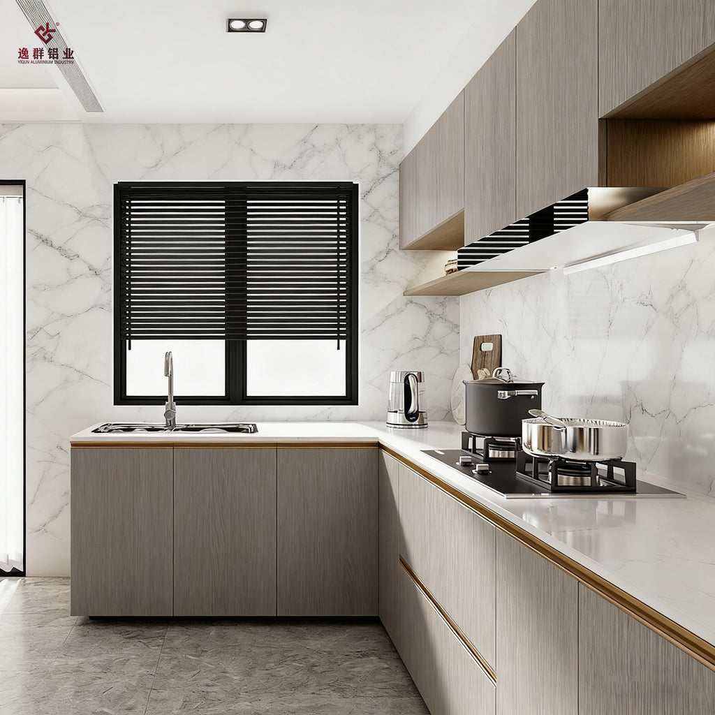 Custom Kitchen Cabinets Wall Cabinets Aluminum Alloy Modern Simple Waterproof Durable Home Combination Cabinets Overall