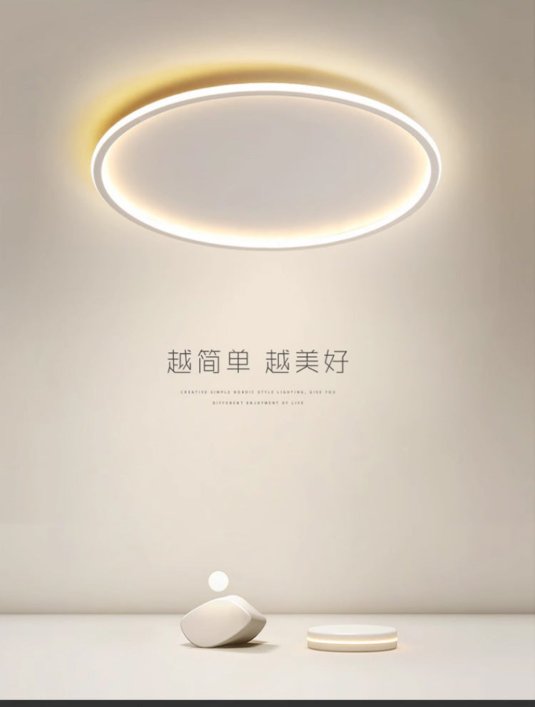 New Slim Fit LED Ceiling Lamp Creative Super Bright Modern Minimalist Bedroom Lamp Round Children's Room Study Lighting