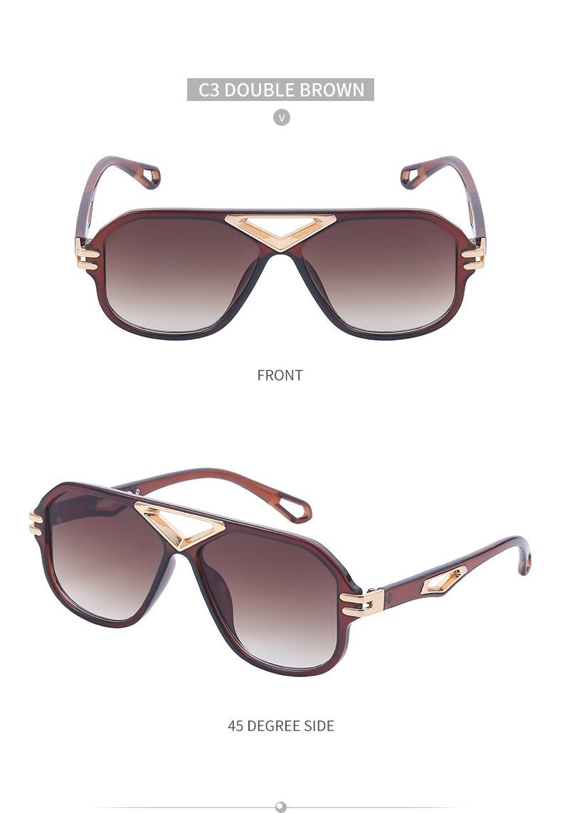 European and American Retro Steampunk Sunglasses for Men High-End Sunglasses Men's Trendy Glasses Wholesale shades