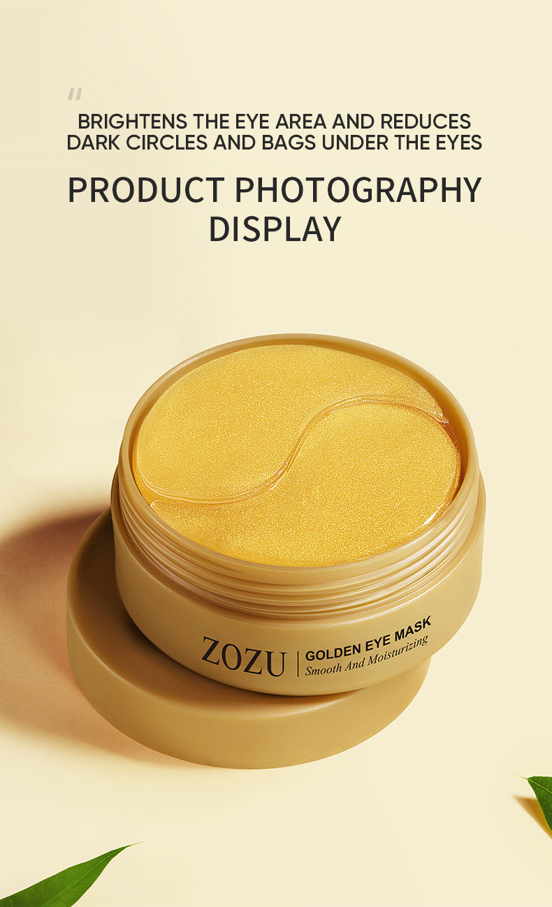 Full English Eye Mask ZOZU Golden Avocado Moisturizing and Hydrating   foreign trade skincare products live wholesale